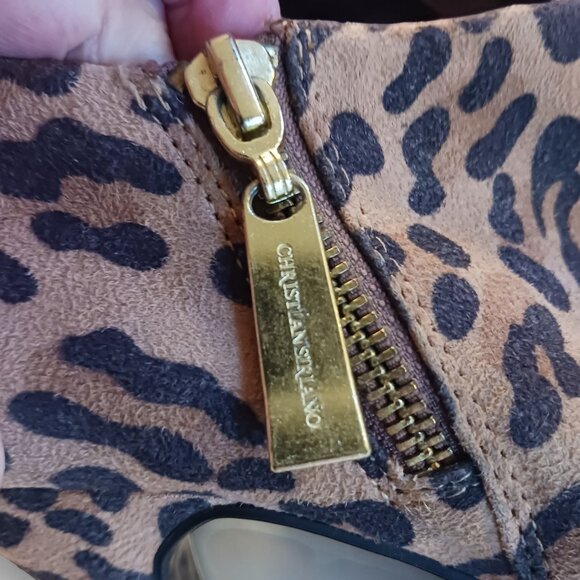 Christian Siriano Leopard Print Ankle Booties – Payless Collaboration, Size 6.5 - Picture 10 of 12